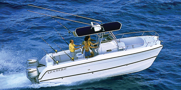 26 ft center console catamaran