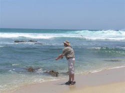 Beach fishing