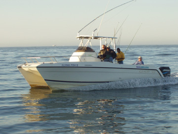Inshore and offshore boat fishing